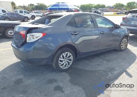 2017 Toyota Corolla Le z USA, uszkodzony, nr VIN 2T1BURHE9HC870378